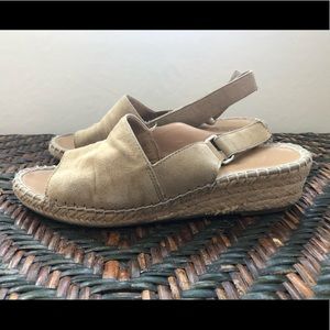 Espadrilles sandals, tan, 8.5 women’s